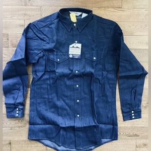 Vintage 70’s Dakota western denim shirt new old stock